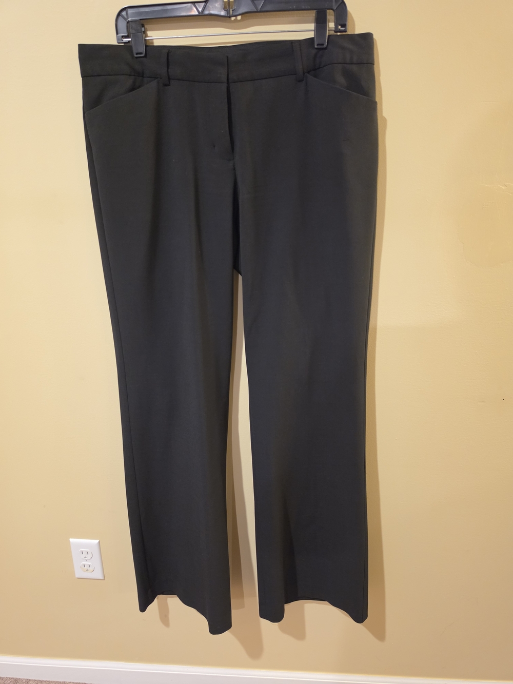 Express Black Wide-Leg Dress Pants